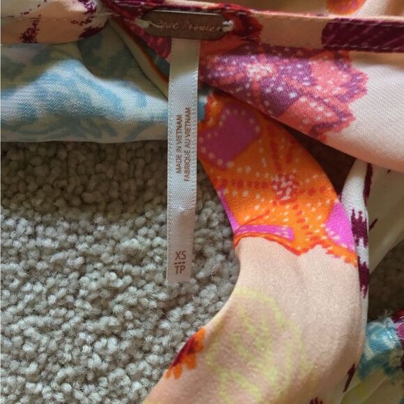 Free People Tied To You Tank Top In Tropical Combo - Picture 7 of 7